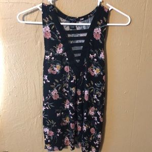 Flower printed Tank top